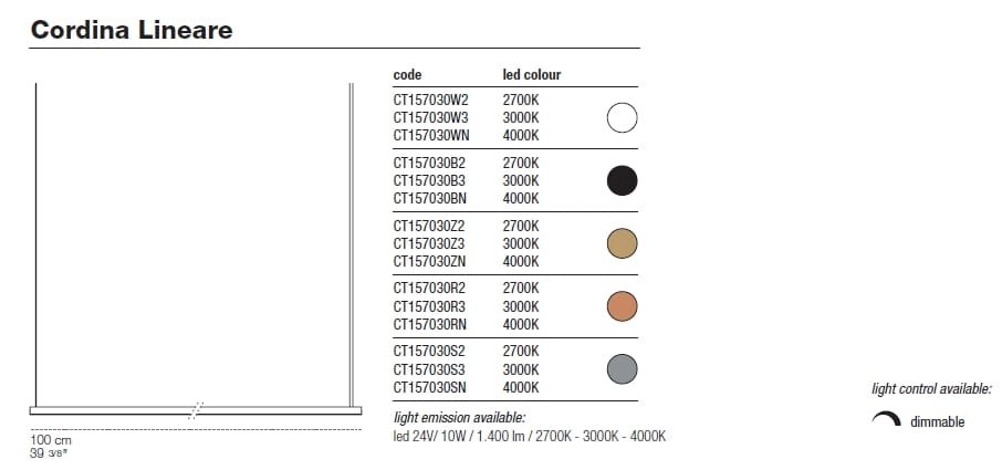 Светодиодный подвесной светильник Cini&Nils шнур ARCH-00043664 - Вид №3