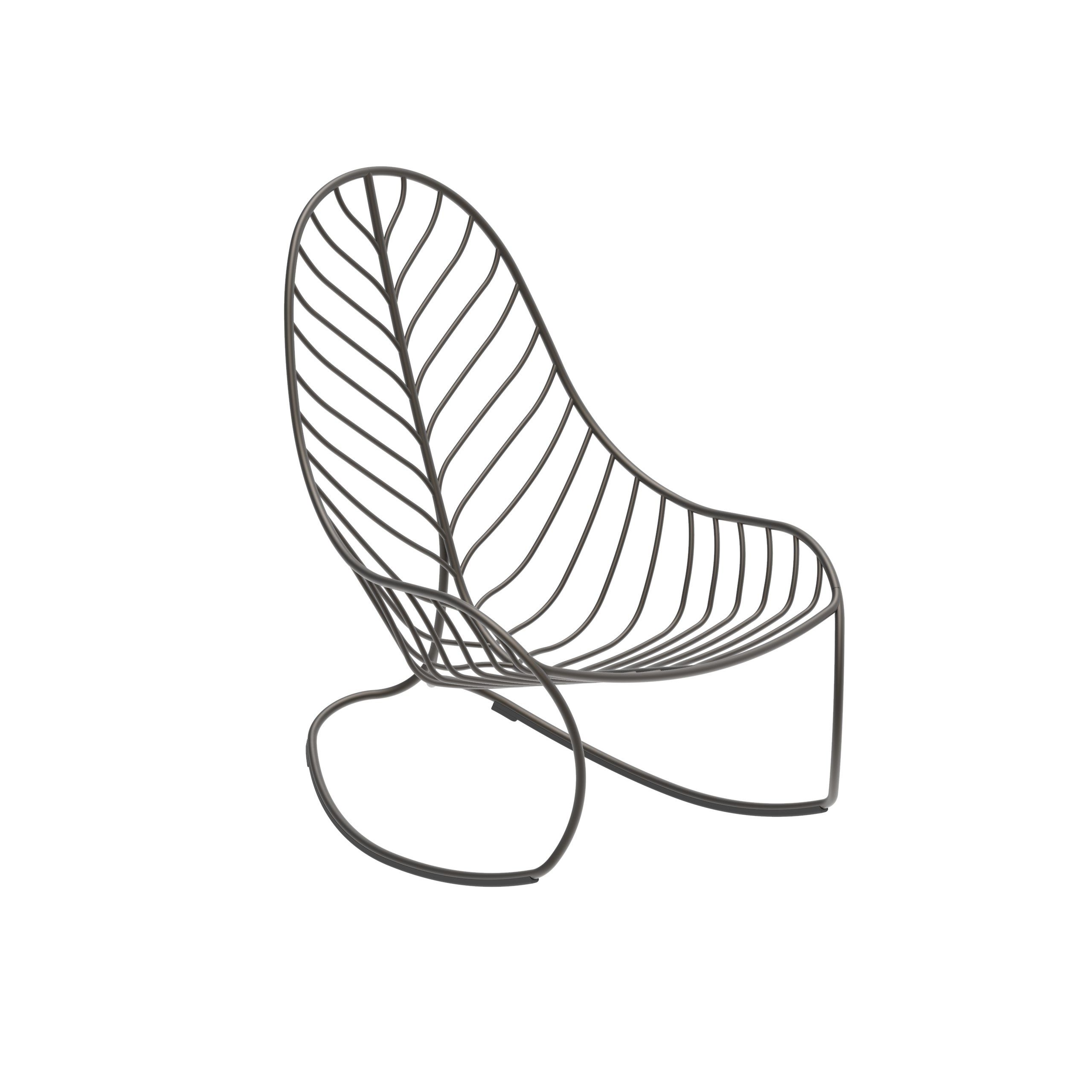 Кресло-качалка из нержавеющей стали Royal Botania Folia ARCH-00024823 - Вид №5