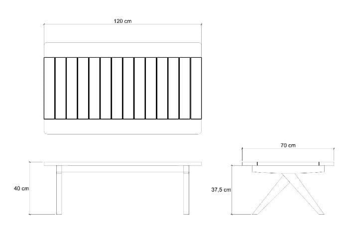 Прямоугольный стол из тикового дерева KARPENTER Tribute Outdoor ARCH-00049725 - Вид №5
