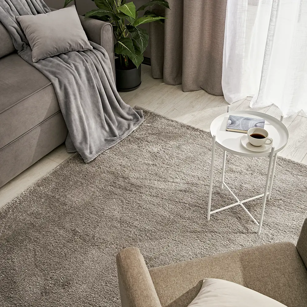 Ковер полипропилен Inspire Shaggy Bosfor 200х300 см цвет светло-серый STLM-2177502 - Вид №5