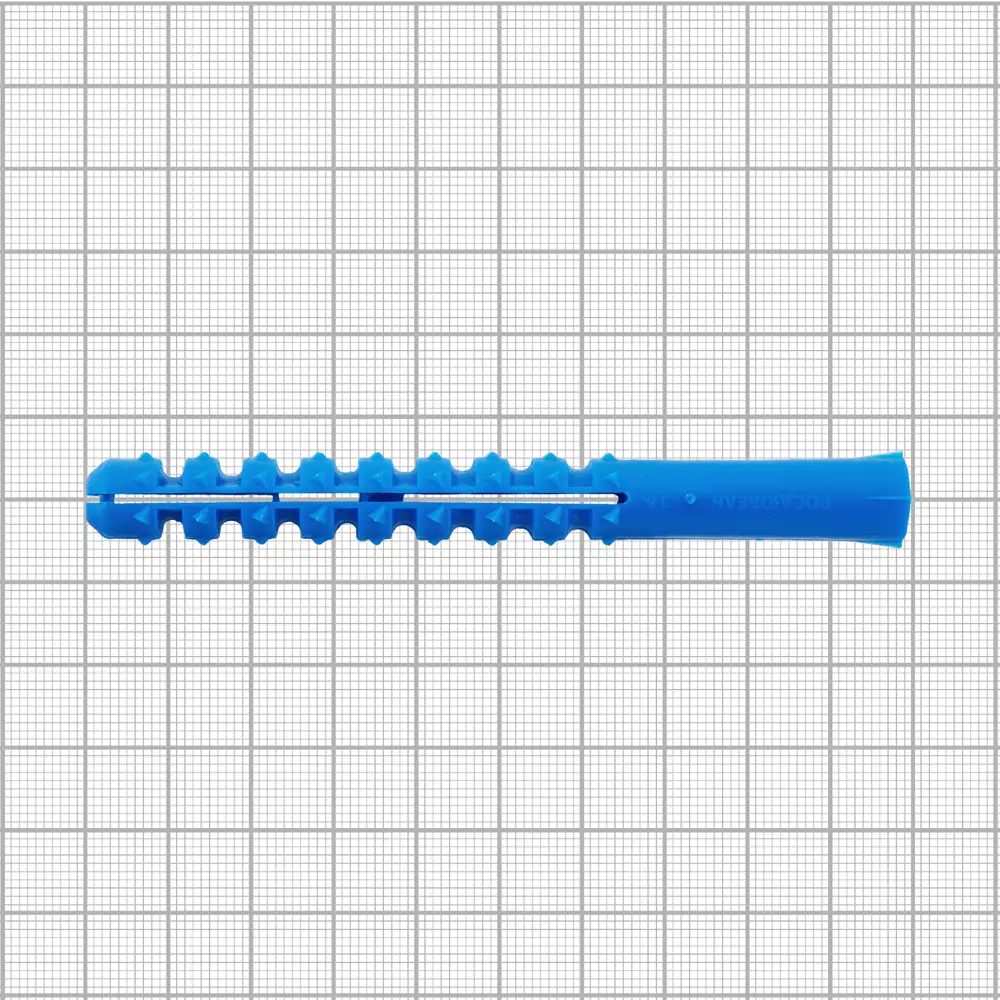 Дюбель с шипами для полнотелых материалов 10х100 мм полипропилен цвет синий 150 шт НЕВСКИЙ КРЕПЕЖ STLM-2118026 - Вид №2