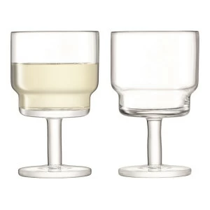 Набор бокалов для вина utility, 220 мл, прозрачный, 2 штуки LSA INTERNATIONAL UTILITY 00-3863251 Прозрачный
