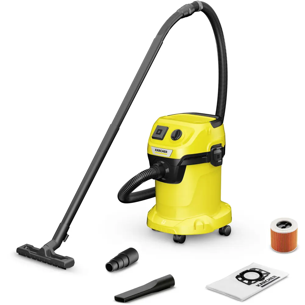 Пылесос строительный Karcher WD 3 P V-17/4/20, 1000 Вт, 17 л 87106904 STLM-2188910  - Вид №2