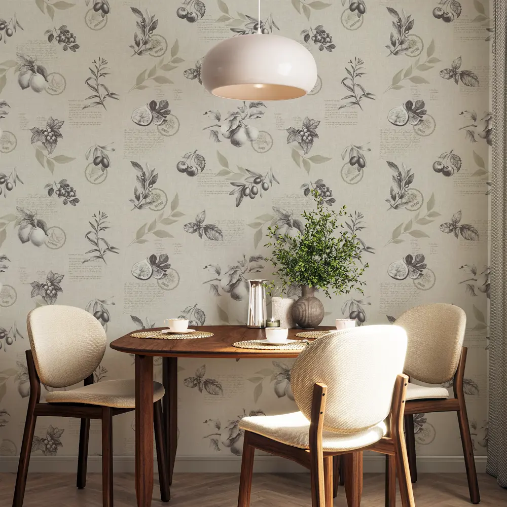 Флизелиновые обои Palitra Planet Paprika - изумрудная элегантность для вашего интерьера 89352154 STLM-1371894 - Вид №3