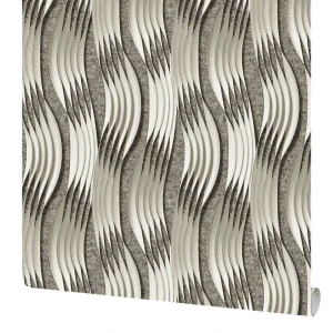 Обои флизелиновые Solo Impu серебристые 1.06 м 168519-29