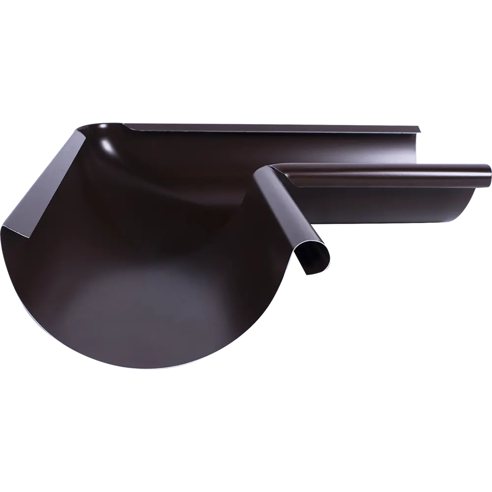 Угол желоба внутренний 90°D125 мм цвет коричневый ВЕГА STLM-2083949