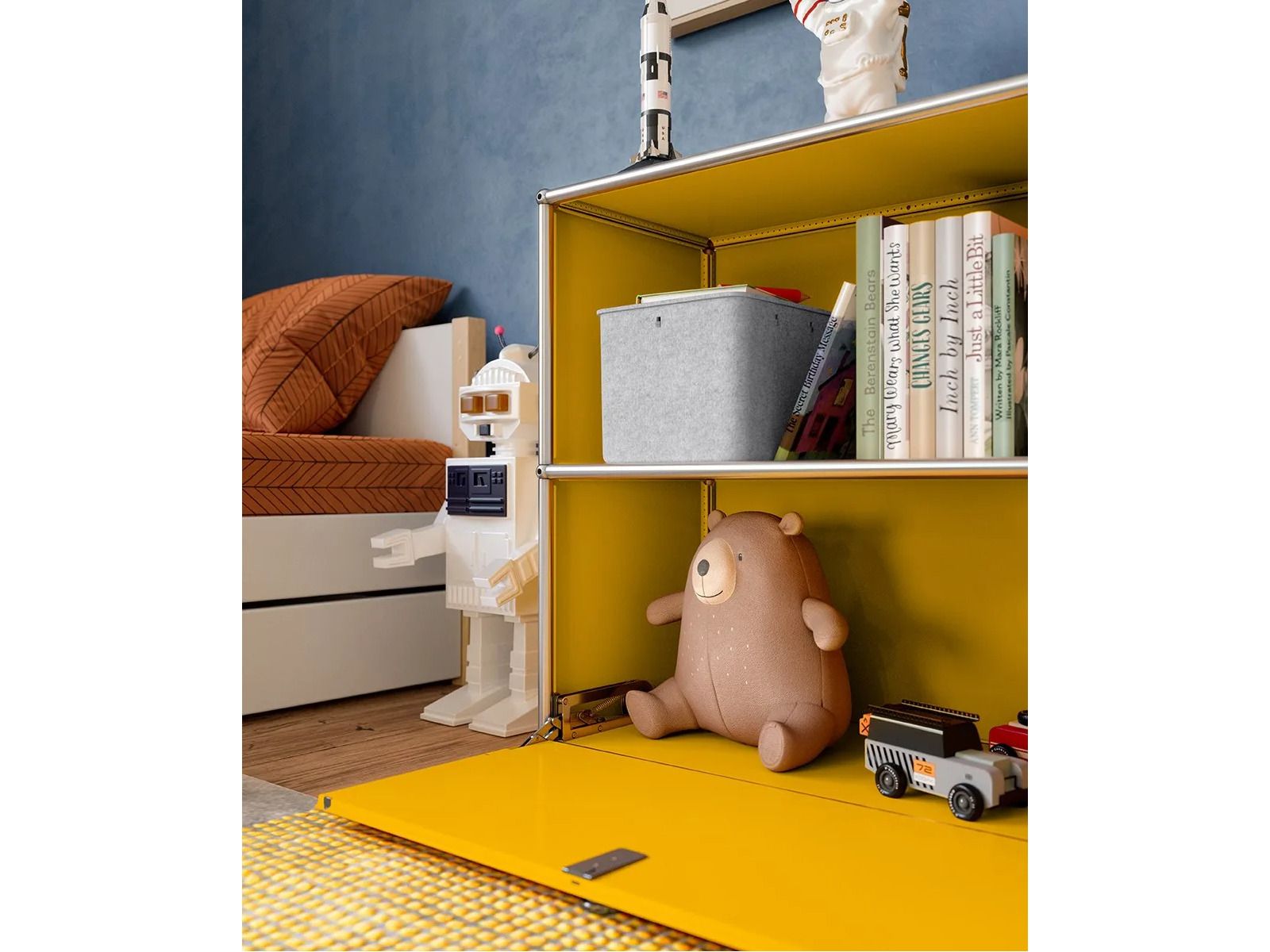 Стальная секционная Книжная полка USM USM HALLER ARCH-00037168 - Вид №1