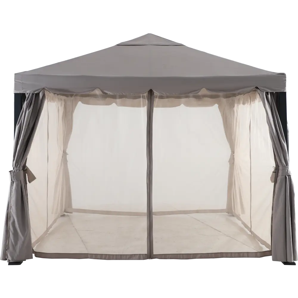 Сетки москитные для павильона Ysis 3x3 м цвет серый/коричневый 4 шт NATERIAL STLM-2069943 - Вид №2