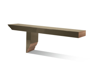 Прямоугольная консоль из грецкого ореха