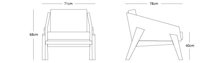 Тканевое кресло с подлокотниками Liqui Contracts ARCH-00132963 - Вид №5