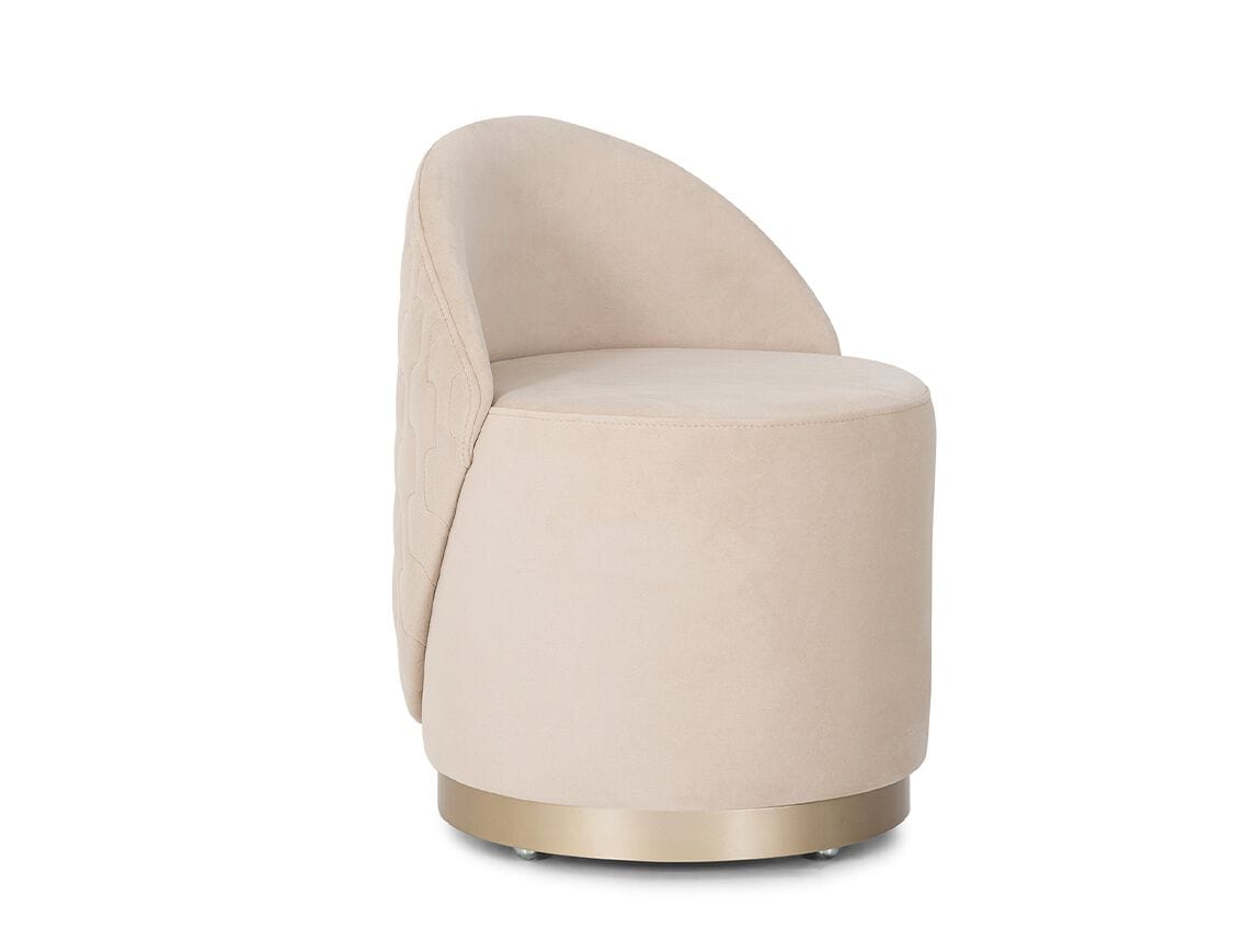 Низкий табурет с тканевой подкладкой со спинкой NDESIGN Tawny ARCH-00084407