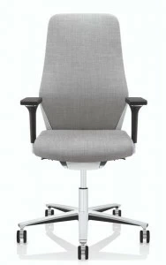 ZÜCO Офисный стул из ткани и вращающейся металлической основы Signo Sg 104