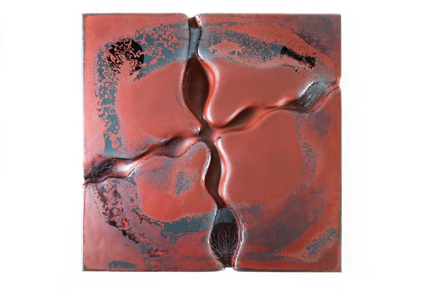 Квадратный стеклянный журнальный столик PlusObject Mars ARCH-00051593 - Вид №2