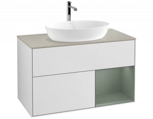 Villeroy&Boch Тумба под раковину Прямоугольная версия FA23GMMT Finion White Matt Lacquer