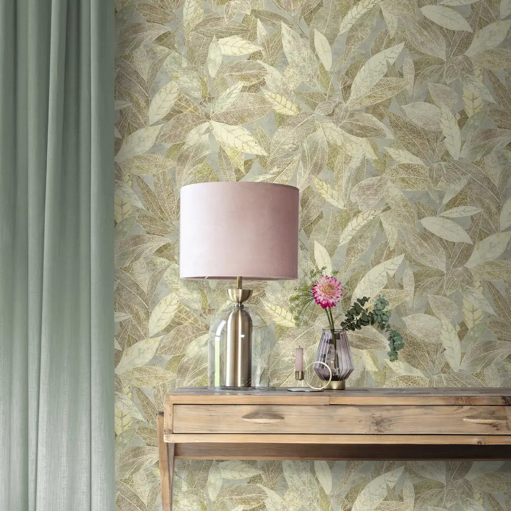 Обои флизелиновые Wall Up Murano оливковые 1.06 м 645569 STLM-2037084 - Вид №3