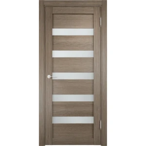 Полотно дверное остеклённое Мюнхен 60x200 см, ламинация, цвет дымчатый дуб 3D