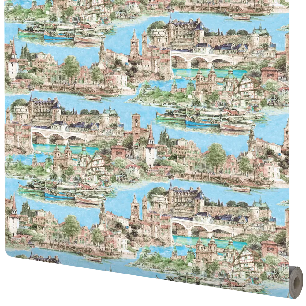 Обои флизелиновые Wall Decor синие 1.06 м 75071-62 Амстердам STLM-2142209