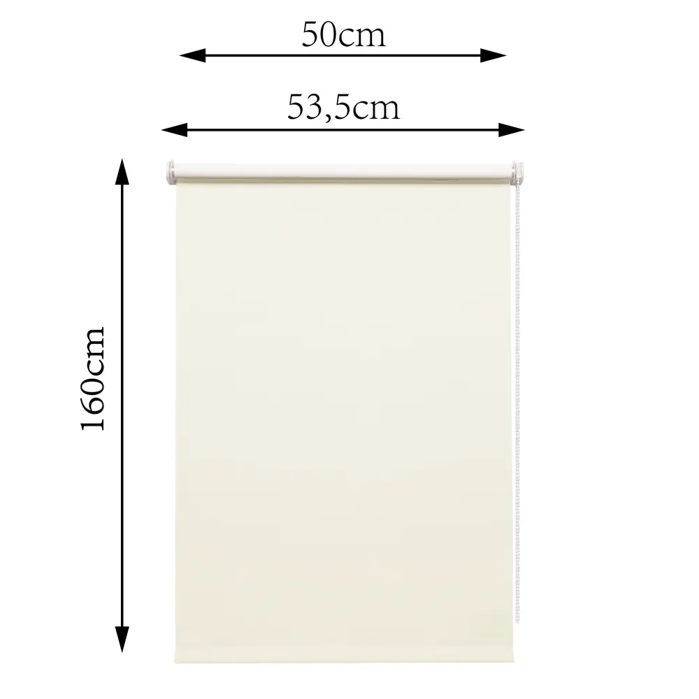 Штора рулонная блэкаут Inspire Santos 50x160 см экрю Cream 5 STLM-2148349 - Вид №8