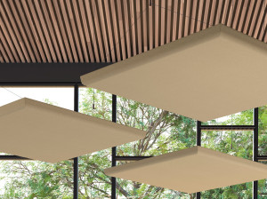 Подвесные мягкие акустические панели