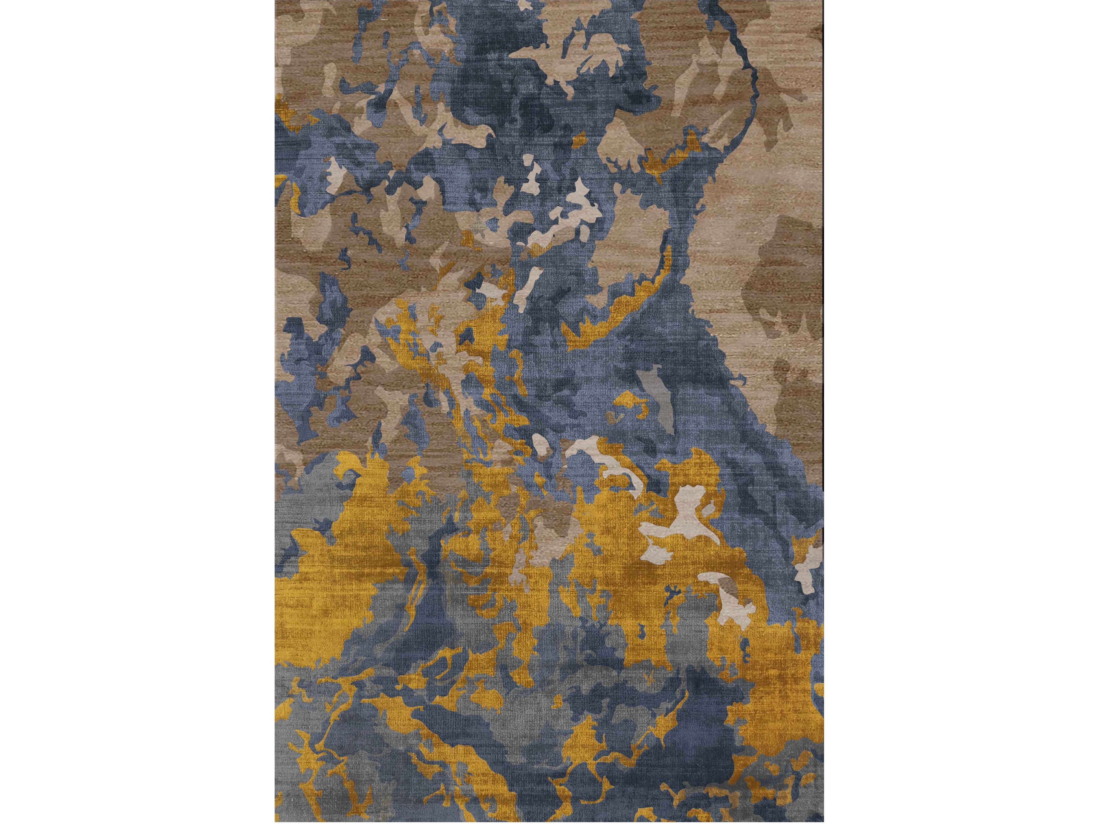 Ковер ручной работы из бамбукового волокна Sirecom Tappeti Stardust ARCH-00089073 - Вид №1