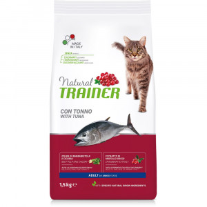 ПР0059538 Корм для кошек TRAINER Natural тунец сух. 1,5кг NATURAL TRAINER