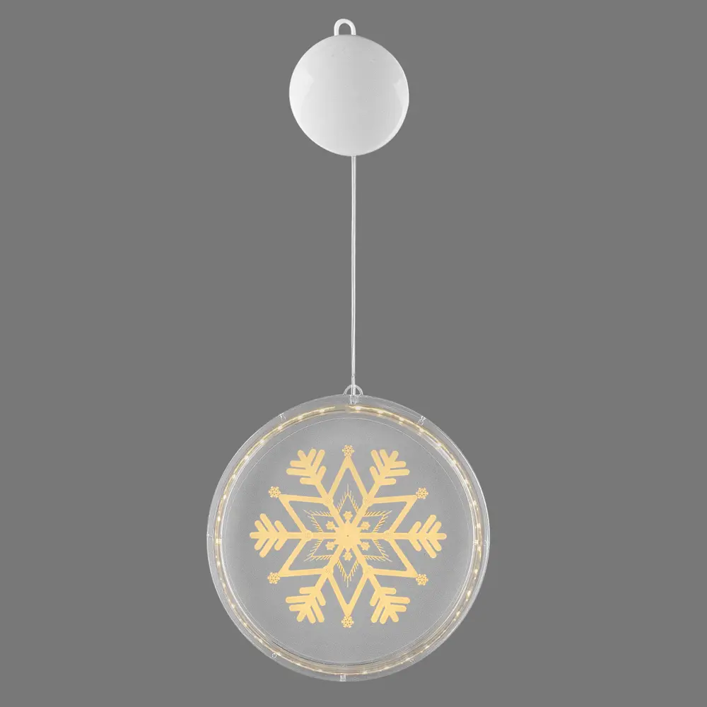 Светильник автономный "Snowflake 3D round" на батарейках, ? 22 см RITTER STLM-2212576 - Вид №4