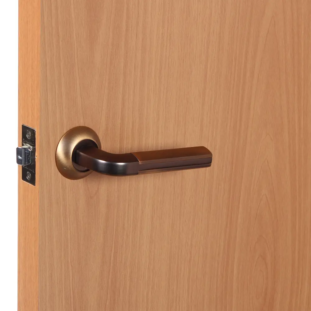 Ручки дверные на розетке EDS-A193, цвет кофе EDSON STLM-2086792 - Вид №5