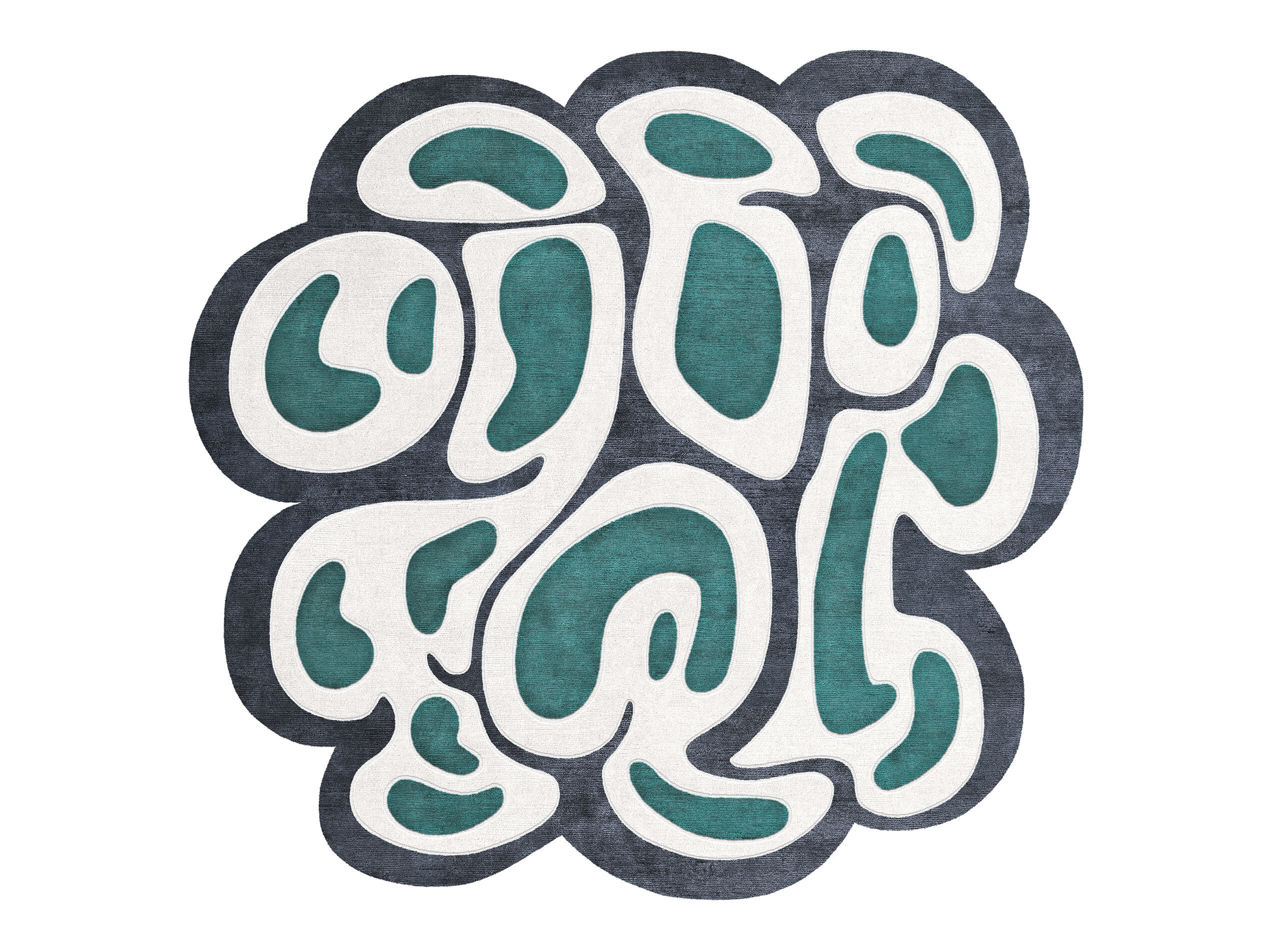 Изогнутый ковер ручной работы Tapis Rouge стрейч ARCH-00043133