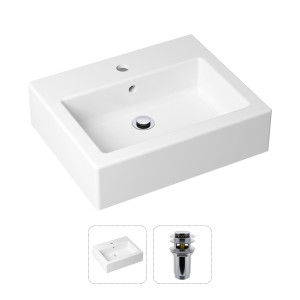 90760221 Раковина накладная 21520908 50.5см, с донным клапаном Bathroom Sink STLM-0371739 LAVINIA BOHO