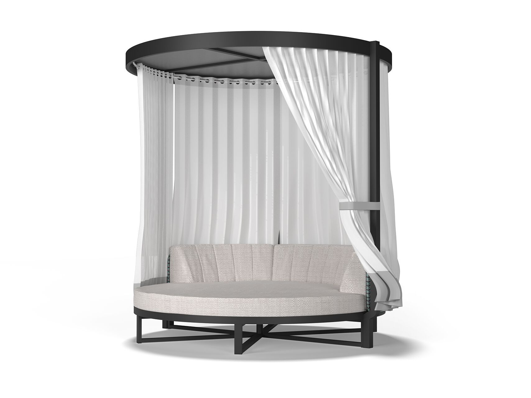 Круглая Садовая кровать из ткани с балдахином MAMAGREEN Munia ARCH-00120241 - Вид №5