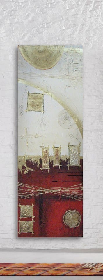 Алюминиевый полотенцесушитель Termo Design текстурная живопись ARCH-00046760 - Вид №23