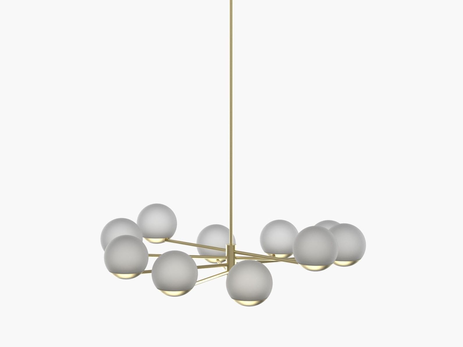 Светодиодный потолочный светильник ручной работы Cameron Design House Мяч и обруч ARCH-00015488 - Вид №2