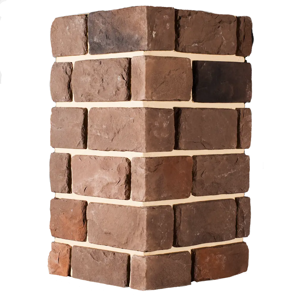 Декоративный угловой камень White Hills Шеффилд с текстурой кирпича 82274657 STLM-1582546