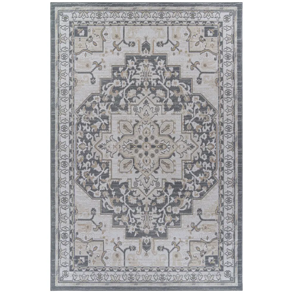 Ковер Merinos Point 60×110 см бежевый с восточным рисунком 89423597 STLM-1578199 - Вид №1