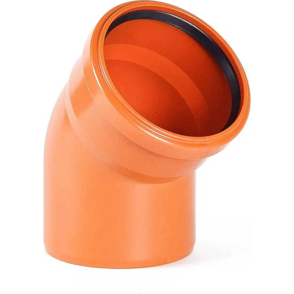 Отвод Хемкор d160 мм 45° пластиковый для наружной канализации STLM-2137359 - Вид №3