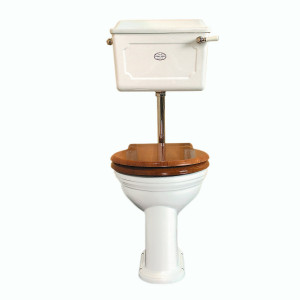 TCWC3CERLL Керамический комплект унитаза для нижнего бачка Thomas Crapper