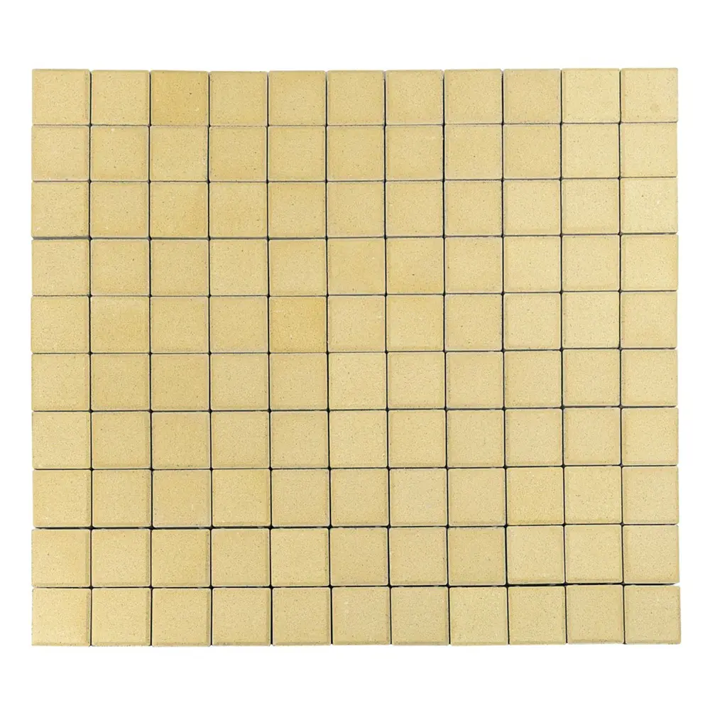 Плитка тротуарная двухслойная Braer Лувр 100x100x60 мм цвет песочный Santreyd STLM-2121126
