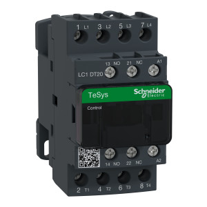 LC1DT20P7 Контактор LC1D 4P 20А 440/230В AC 9кВт Schneider Electric TeSys