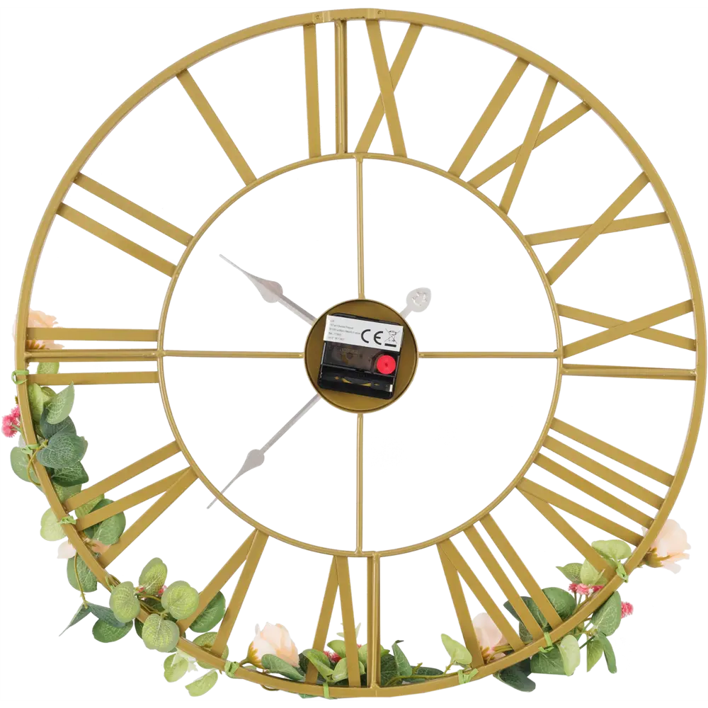 Настенные часы Atmosphera Vintage с цветами ø50 см 173800 STLM-2130037 - Вид №1