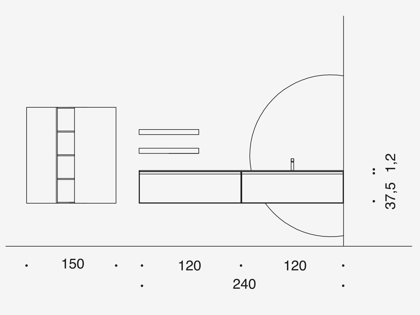 Модульная система ванной комнаты ARCOM ARCH-00050257 - Вид №1