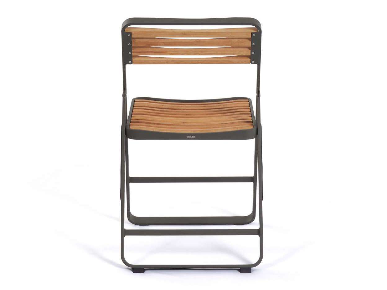 Складной стул из алюминия и бамбука с открытой спинкой Mindo Mindo 121 ARCH-00150806 - Вид №20