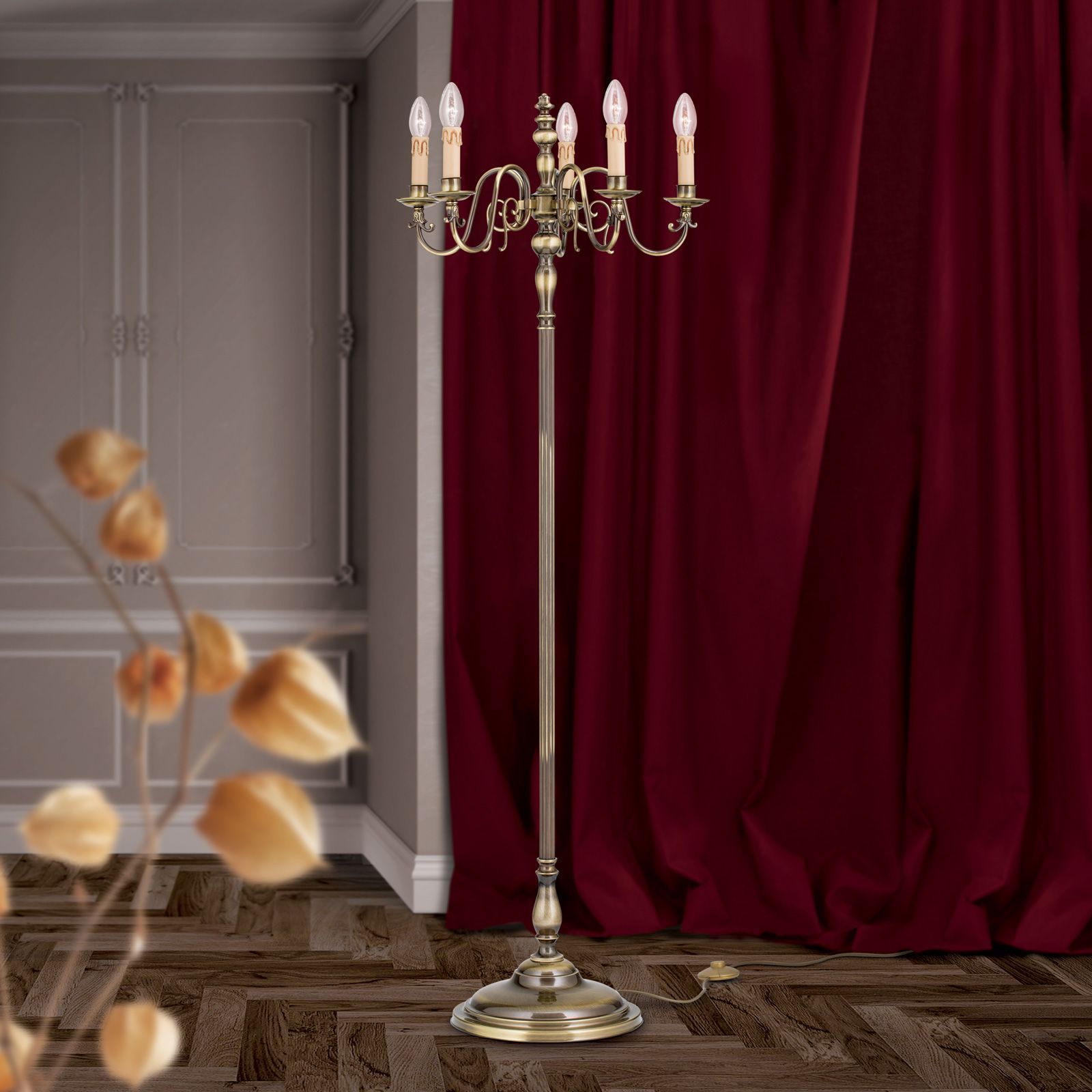 Латунь торшер Orion Flämisch ARCH-00001827 - Вид №4