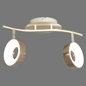 Спот накладной GLOBO 56132-2 2хLEDх4 Вт цвет никель