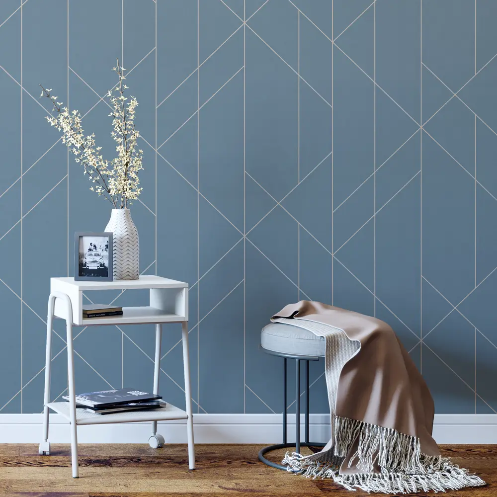 Обои флизелиновые Inspire Pabloline Ink 4 синие 1.06 м Pablo Line STLM-2085570 - Вид №2