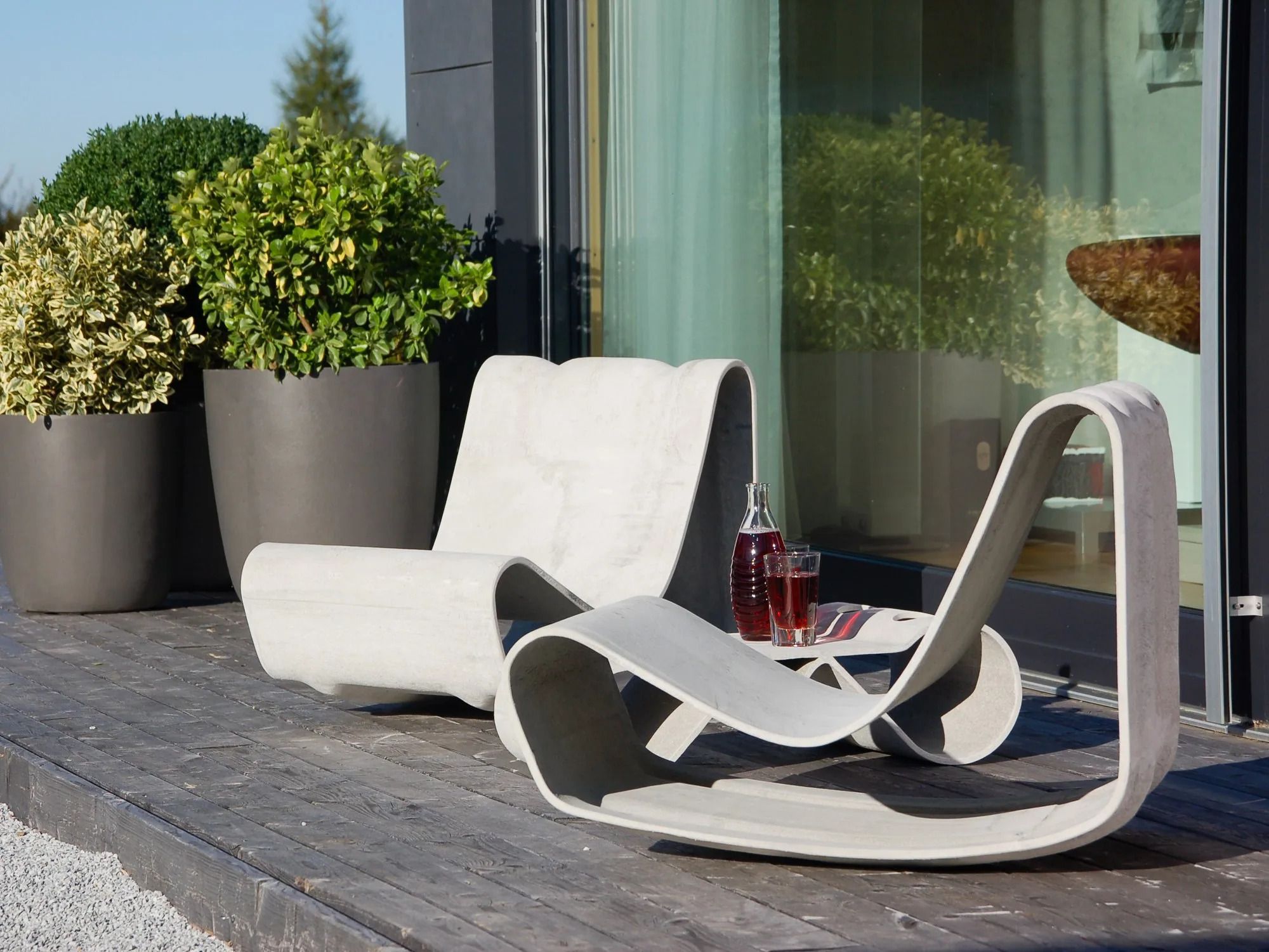 Бетонное садовое кресло SWISSPEARL дизайн ARCH-00114173