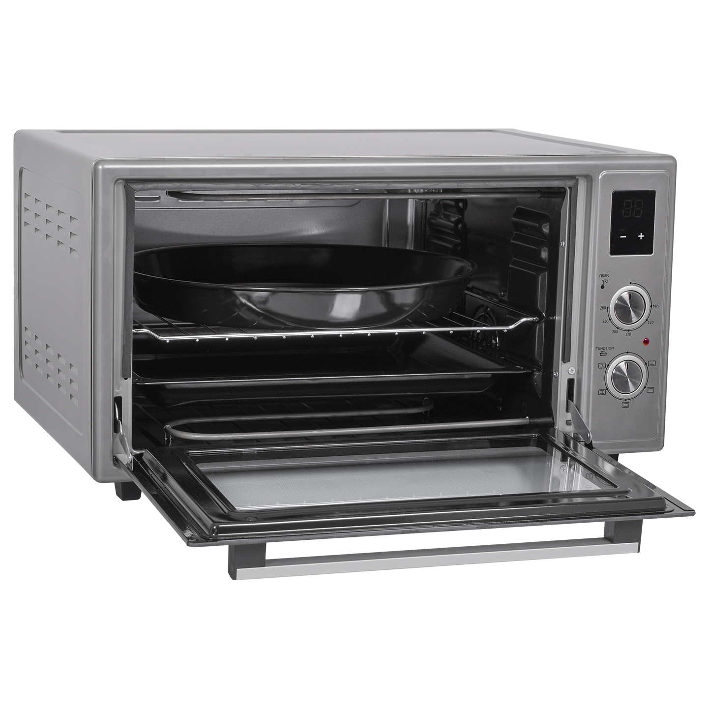 9160733 Мини-печь ESPERANZA TO-48CD G серый STDN-0075376 - Вид №4