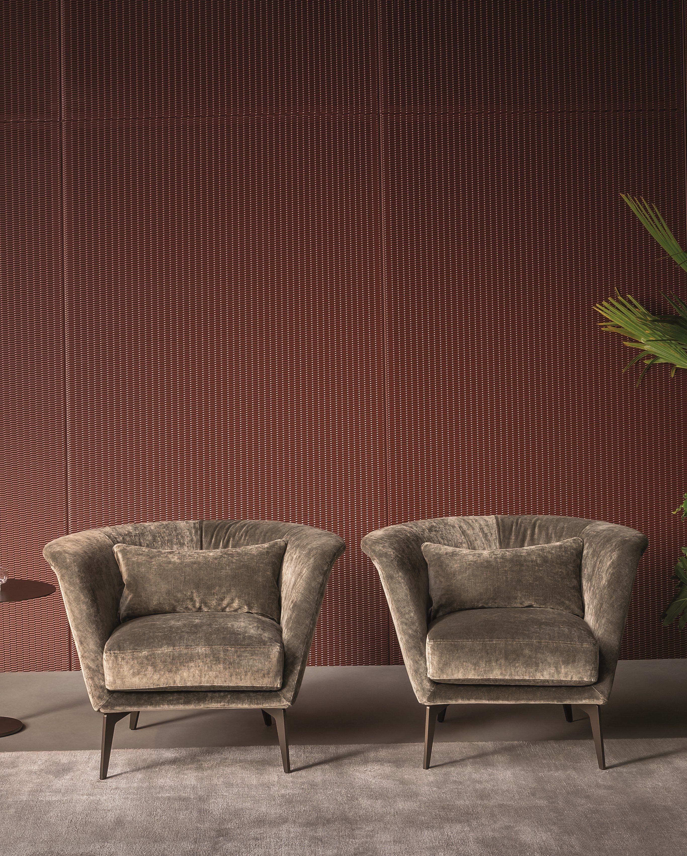 Тканевое кресло с подлокотниками BONALDO Lovy ARCH-00078477 - Вид №1