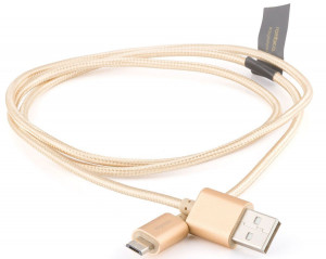 517955 Кабель "Twist Gold", micro-USB, 1 м Rombica