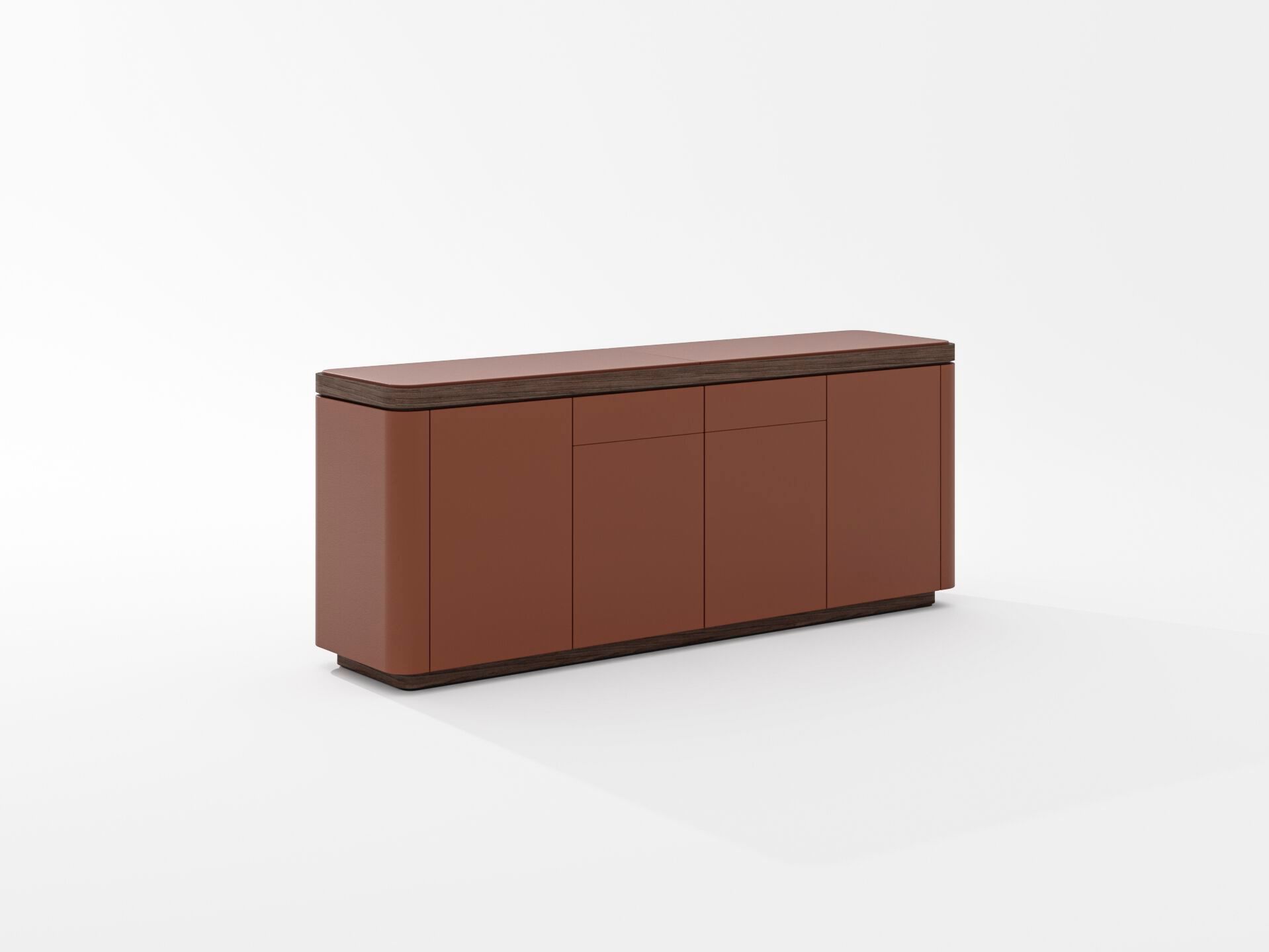 Кожаный офисный шкаф PROF Flow ARCH-00123767 - Вид №7