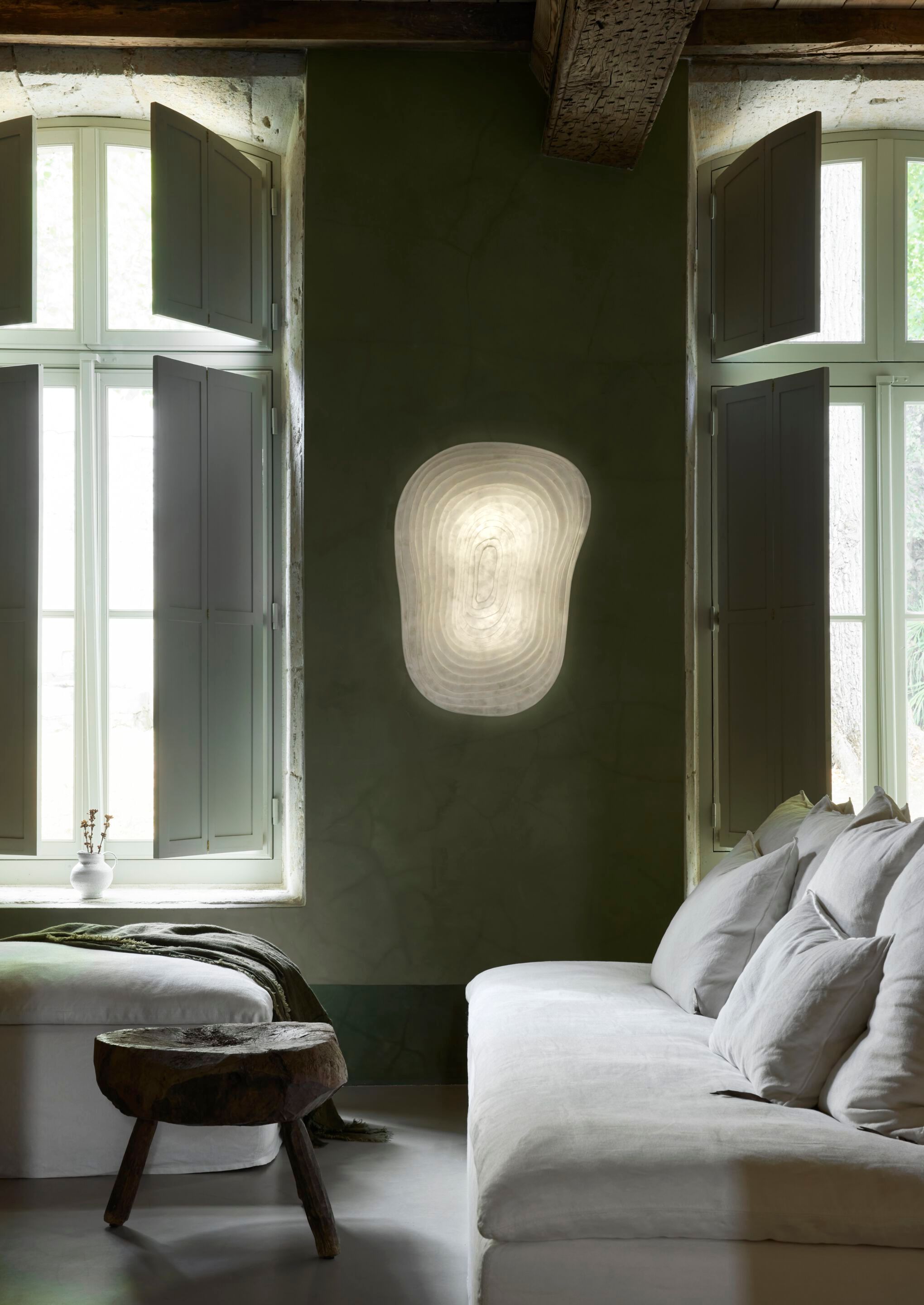 Шелковый светодиодный настенный светильник Forestier Nebulis ARCH-00148161 - Вид №15